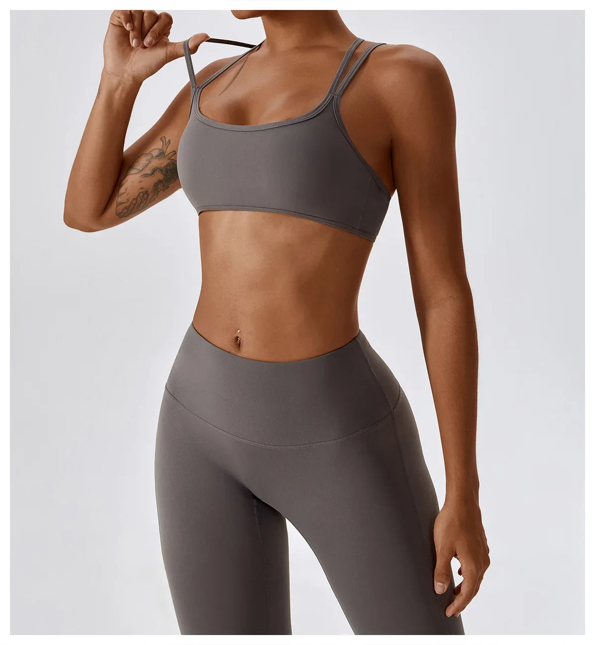 Seamless 2-Piece Workout Set – High Waist Leggings & Top