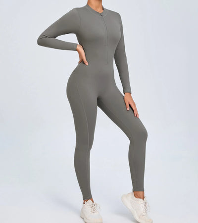 One-Piece Fitness Jumpsuit – Seamless Women’s Training Suit