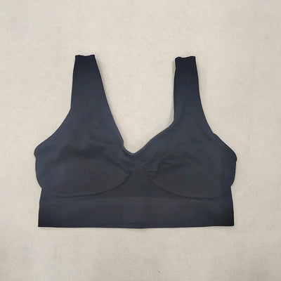Wireless Sleep Bra – No-Pad Yoga Bralette (Plus Size)