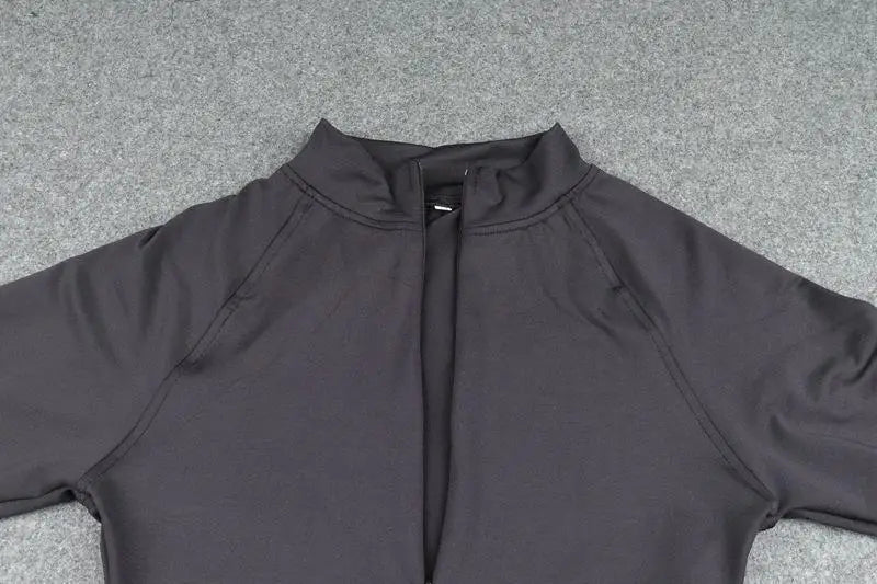 Slim Fit Bodysuit – Long Sleeve Sheath Street Top