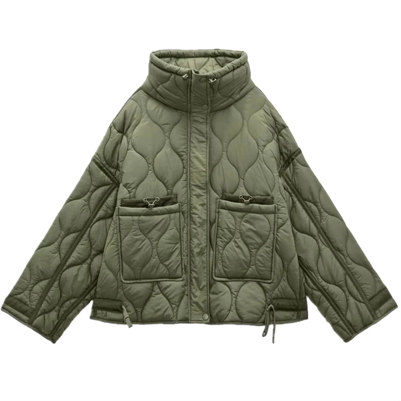 Plus Size Quilted Jacket – Women’s Winter Coat