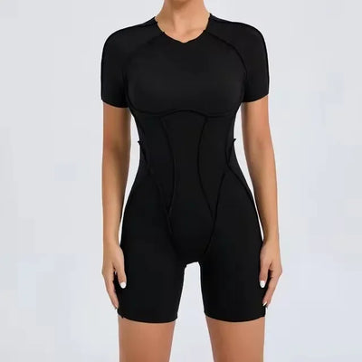 One-Piece Gym Jumpsuit – Sexy Athletic Yoga Suit