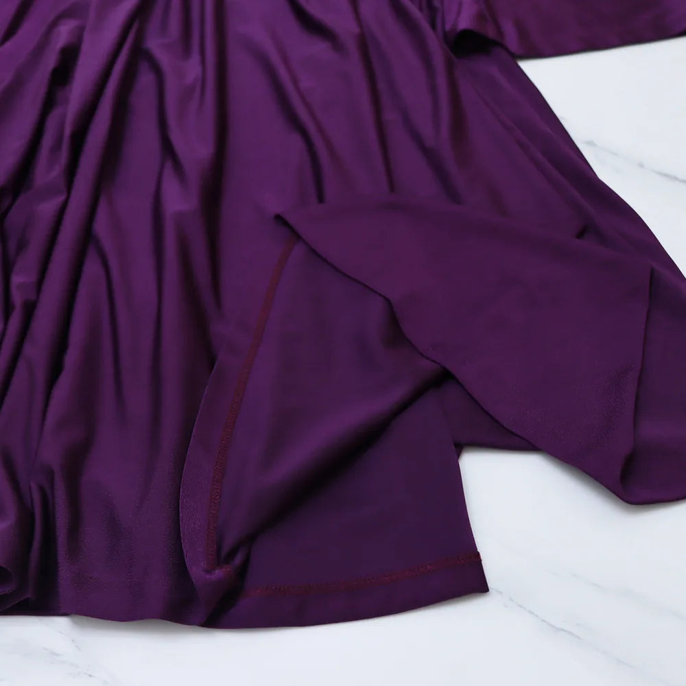Elegant V-Neck Maxi Dress – Autumn A-Line Party Style