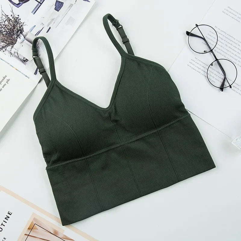 Beauty Back Bralette – Seamless Push-Up Sports Bra