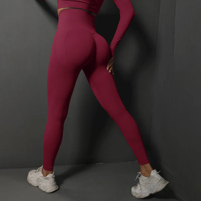 Booty Lifting Leggings – High Waist Seamless Yoga Pants