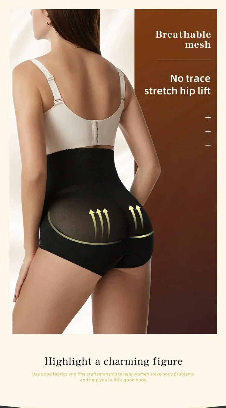 Butt-Lifting Shapewear Shorts – High-Waist Tummy Control