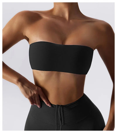 Strapless Sports Bra – Quick-Dry Tube Top