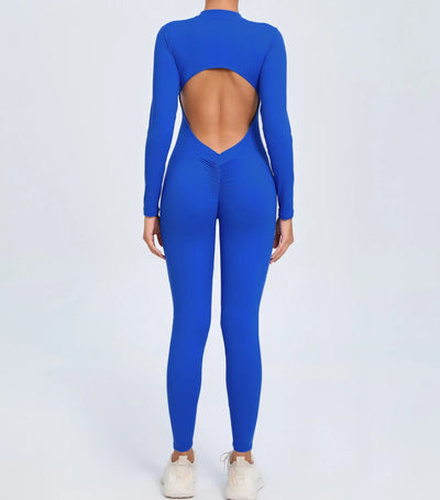 One-Piece Fitness Jumpsuit – Seamless Women’s Training Suit
