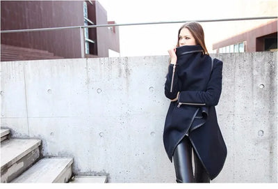 Long Wool Trench – Women’s Cashmere Coat