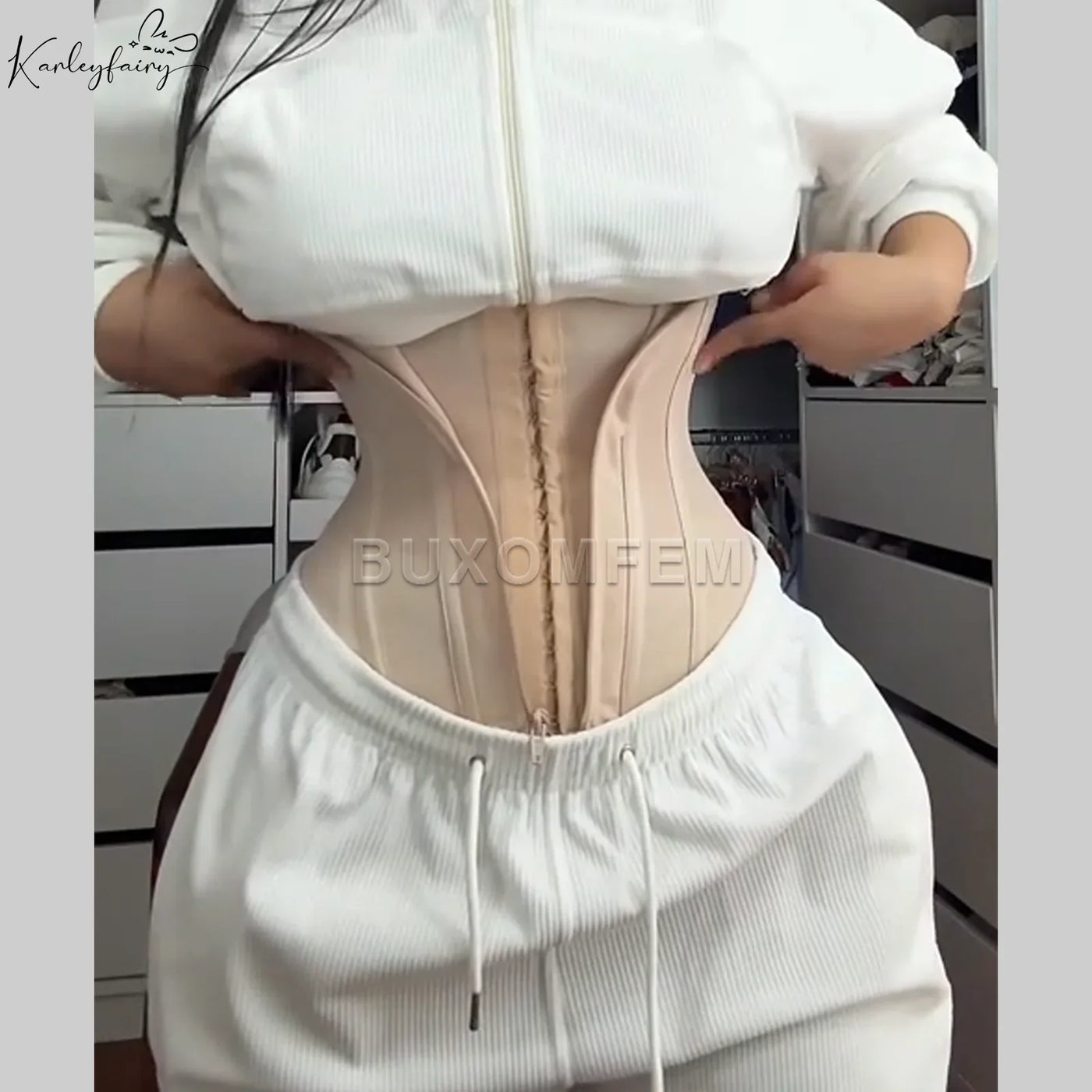 Colombian Waist Cincher – Tummy Control Zip Shaper