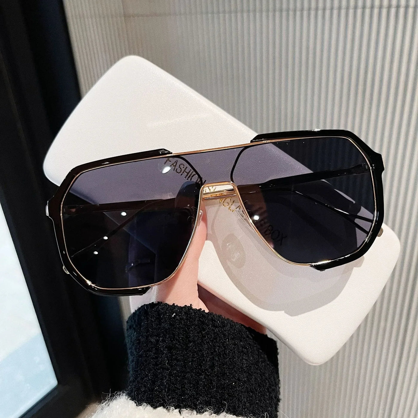 Oversized Retro Sunglasses