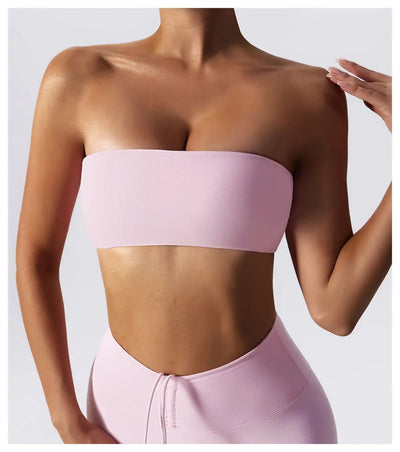 Strapless Sports Bra – Quick-Dry Tube Top