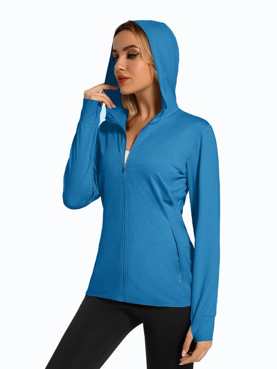 UPF 50+ Jacket – Women’s Sun Protection Hoodie