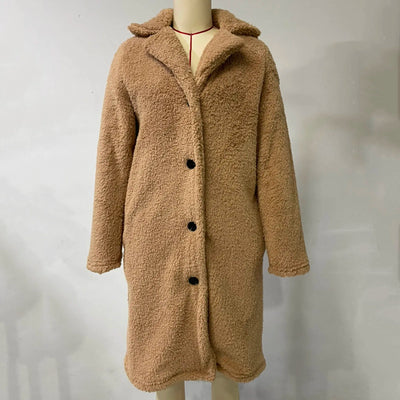 Teddy Trench Coat – Women’s Winter Overcoat