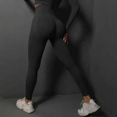 Booty Lifting Leggings – High Waist Seamless Yoga Pants
