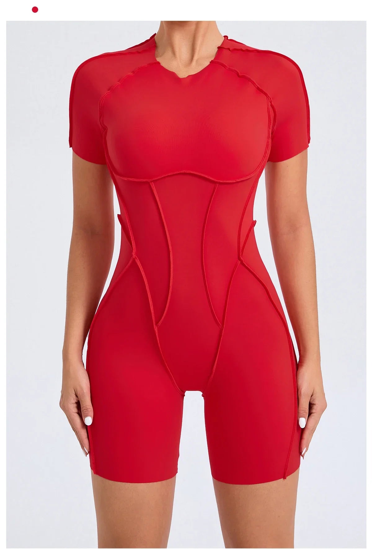 Backless Scrunch Jumpsuit – Women’s Fitness Yoga Romper