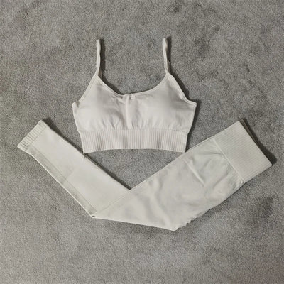 Seamless Sports Bra & Shorts Set