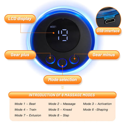 Wireless Ab Stimulator – USB Rechargeable Fitness Trainer