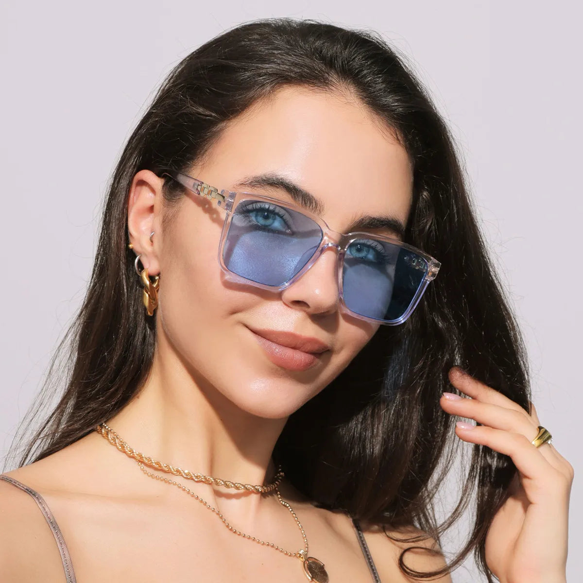 Womens Square Style Sunglasses