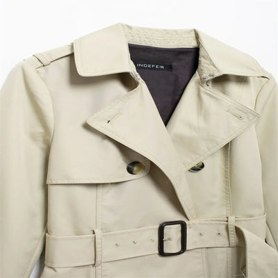 Double Breasted Trench – Women’s Belted Coat