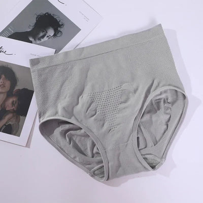 High-Waist Cotton Briefs – Tummy Control Triangle Underwear