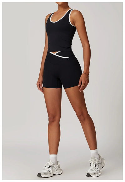 2-Piece Yoga Set – High Waist Leggings & Sports Bra for Women