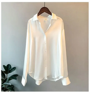 Silk Vintage Oversized Blouse