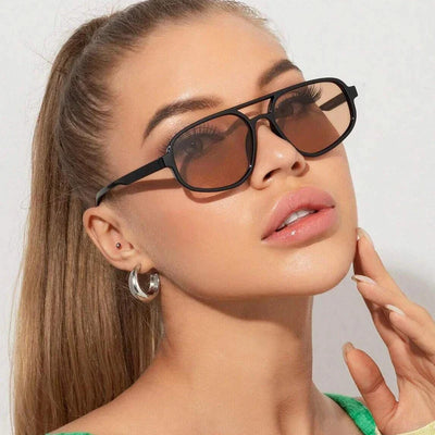 New Retro Double Bridge Sunglasses