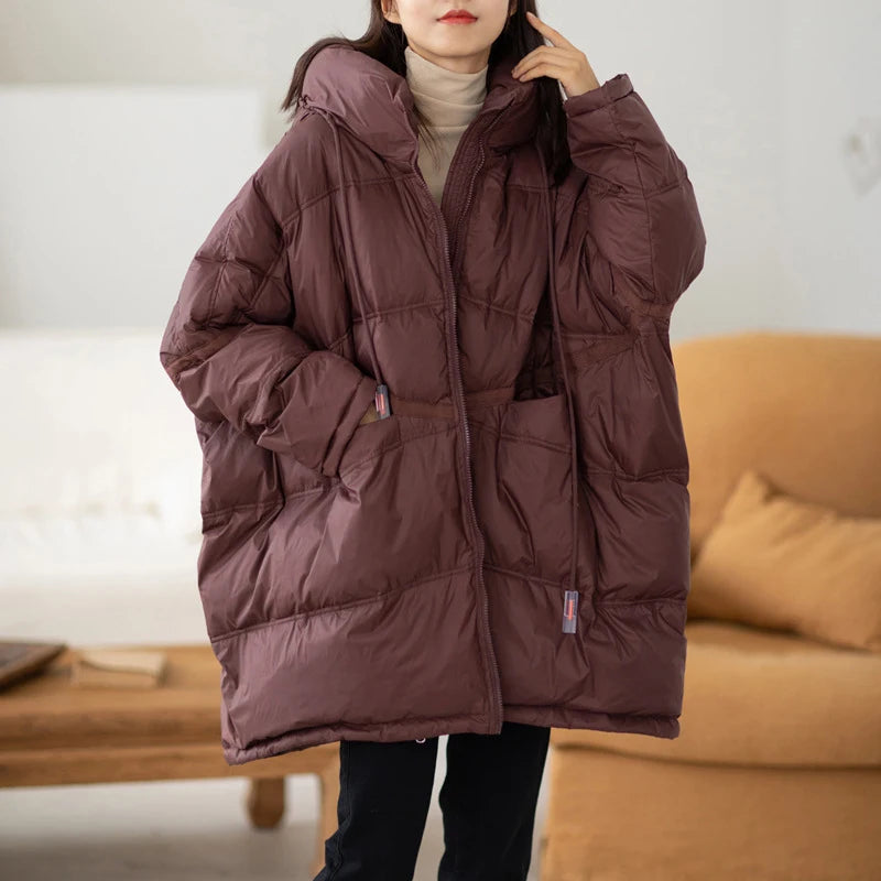 Lagabogy New Winter Duck Down Casual Over Size Jacket