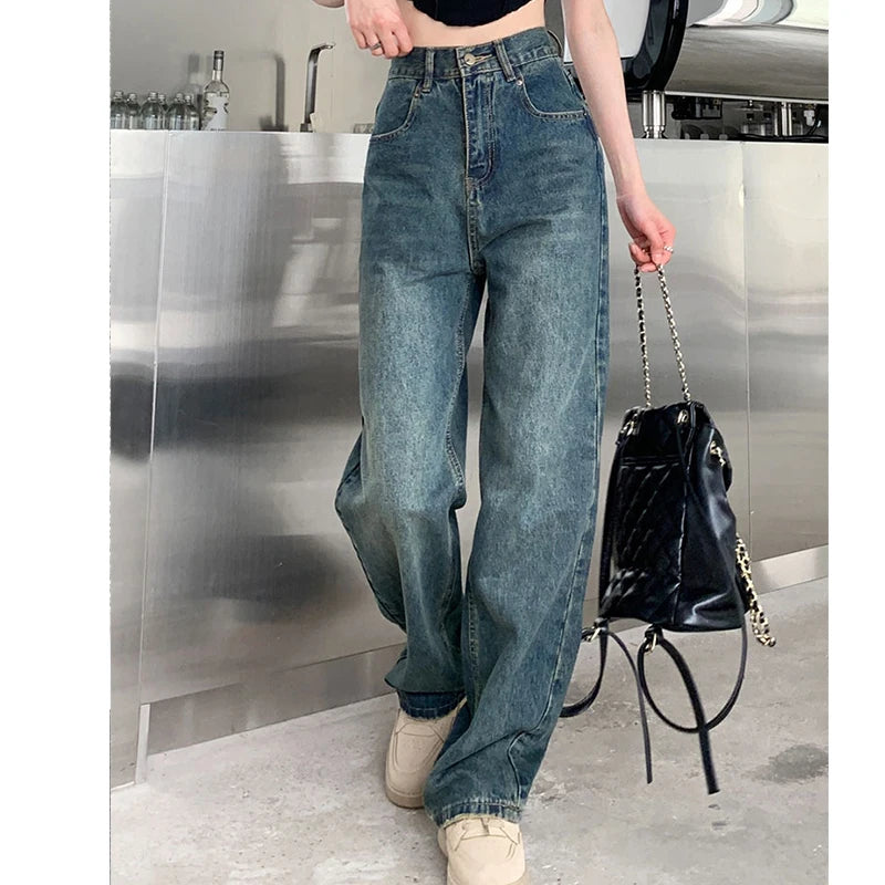 Wide Leg High Waist Jeans