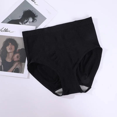 High-Waist Cotton Briefs – Tummy Control Triangle Underwear