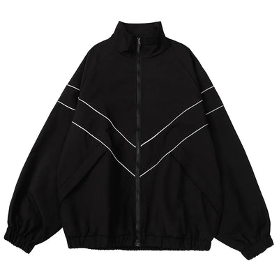 Reflective Windbreaker – Men’s Streetwear Jacket