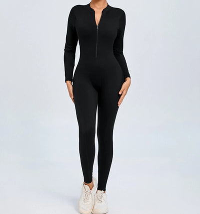 One-Piece Fitness Jumpsuit – Seamless Women’s Training Suit