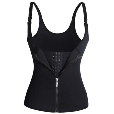 Zipper Waist Trainer Tank – Tummy Control Shapewear