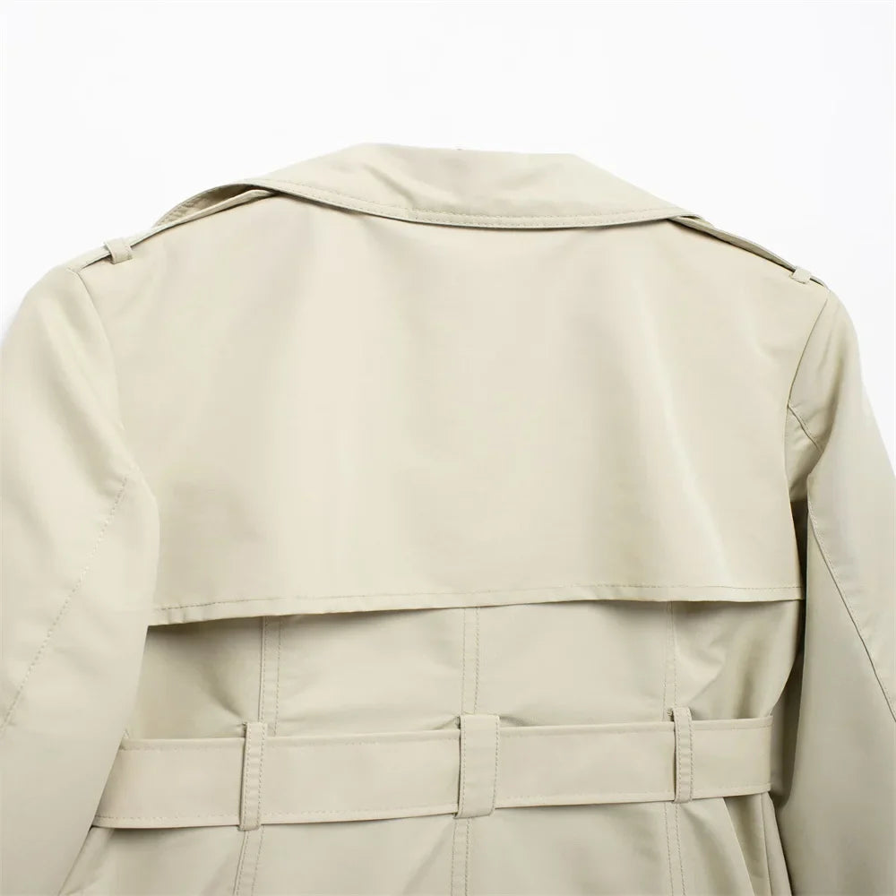 Double Breasted Trench – Women’s Belted Coat