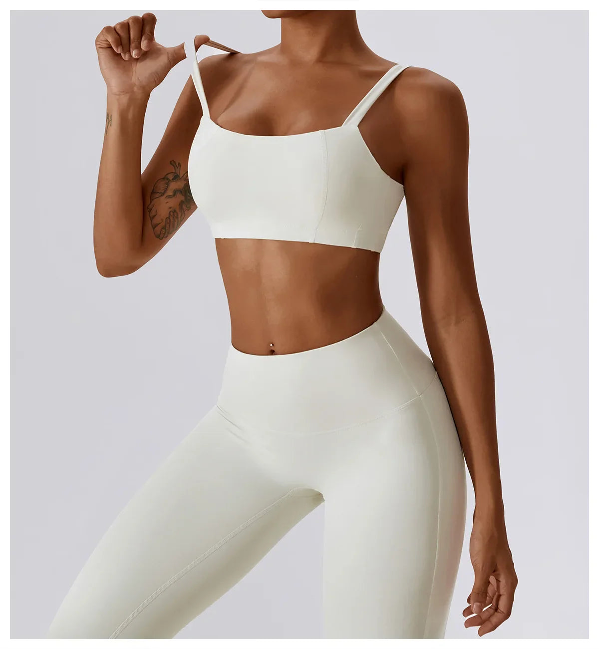 Seamless 2-Piece Workout Set – High Waist Leggings & Top