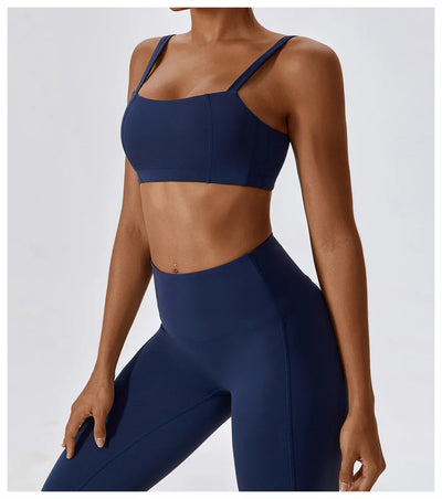 Seamless 2-Piece Workout Set – High Waist Leggings & Top
