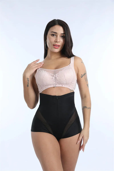 High-Waist Mesh Panties – Tummy Control & Butt Lifter