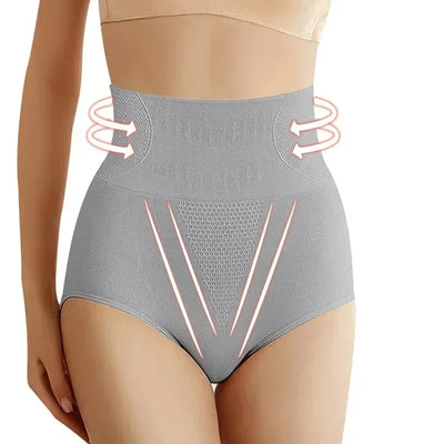 High-Waist Cotton Briefs – Tummy Control Triangle Underwear