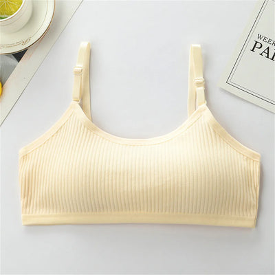 Girls' Training Bra – Adjustable Strap Sports Style