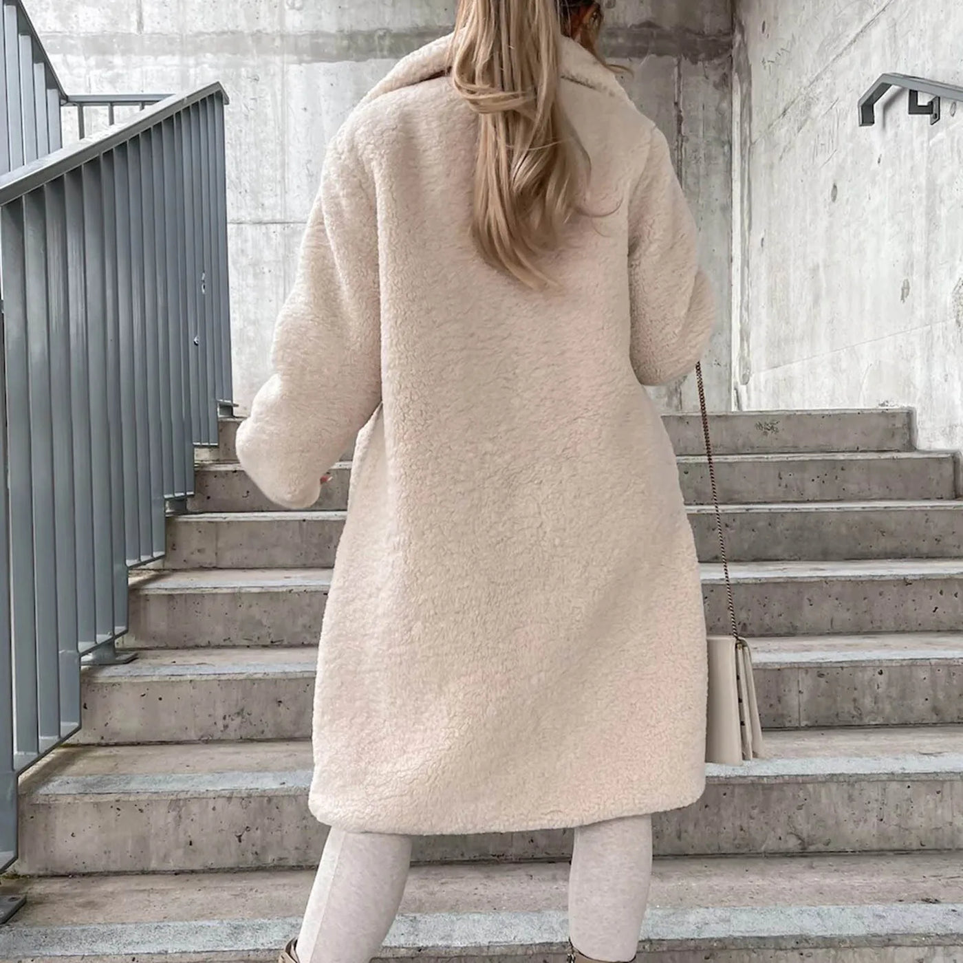 Teddy Trench Coat – Women’s Winter Overcoat