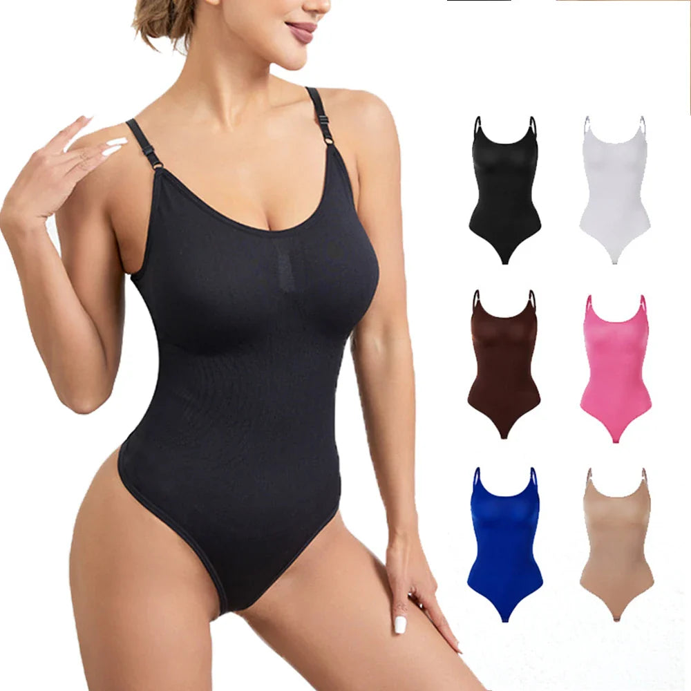 Tummy Control Thong Bodysuit – Slimming Shapewear