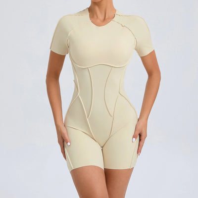 Backless Scrunch Jumpsuit – Women’s Fitness Yoga Romper