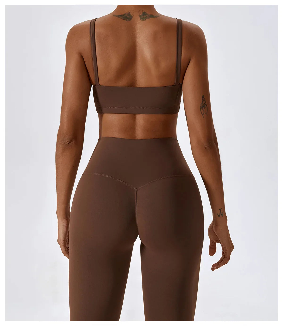 Seamless 2-Piece Workout Set – High Waist Leggings & Top