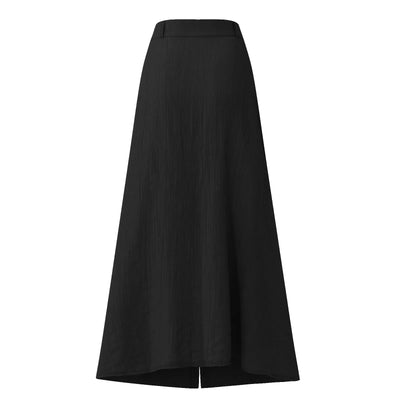 Boho High Waist Button Midi Skirt – Daily & Beach Wear