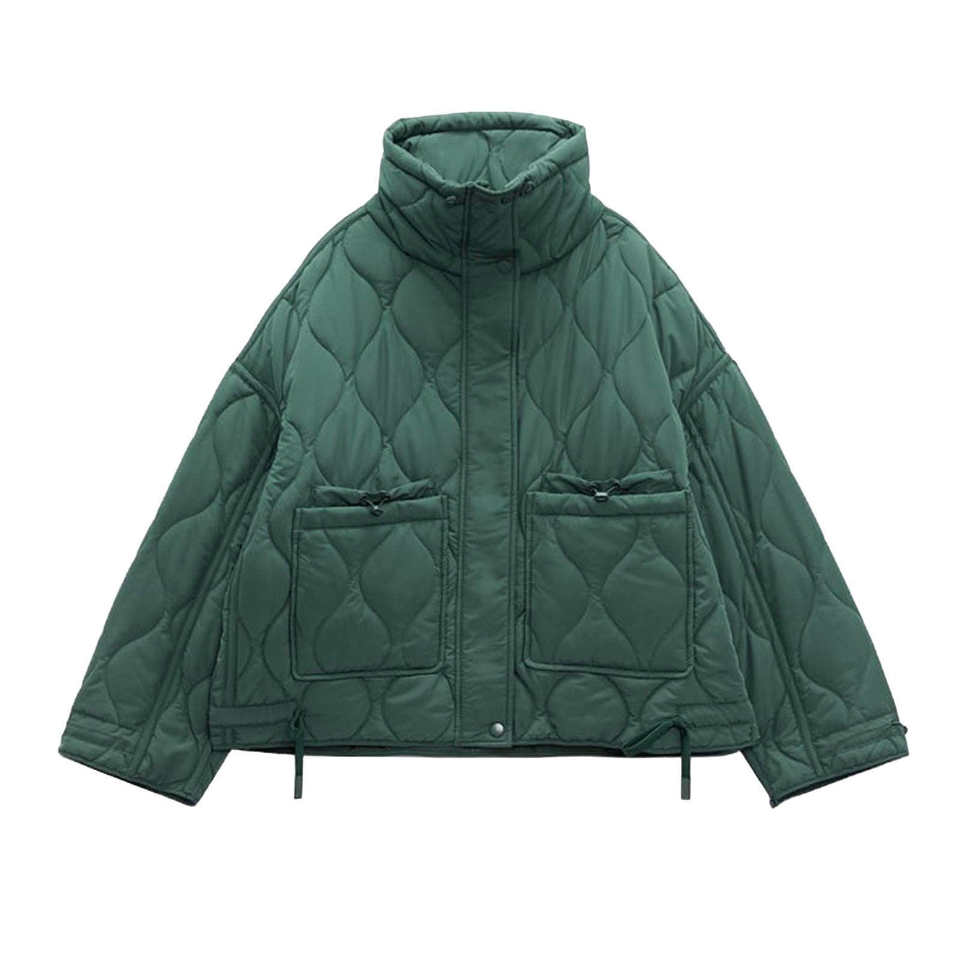 Plus Size Quilted Jacket – Women’s Winter Coat