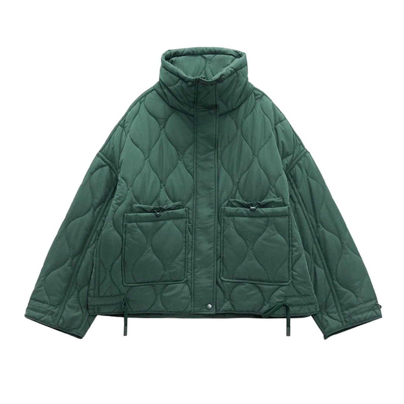 Plus Size Quilted Jacket – Women’s Winter Coat