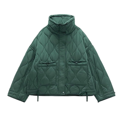 Plus Size Quilted Jacket – Women’s Winter Coat