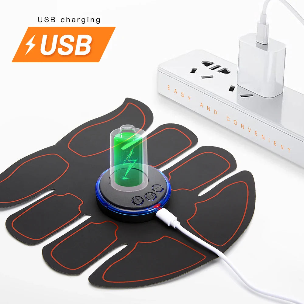 Wireless Ab Stimulator – USB Rechargeable Fitness Trainer