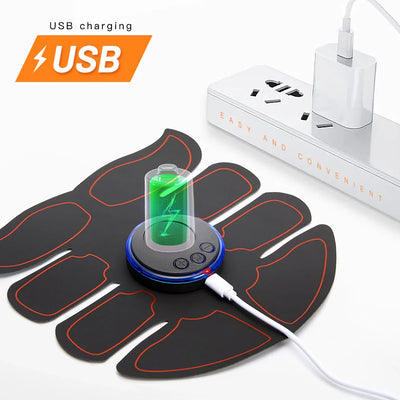 Wireless Ab Stimulator – USB Rechargeable Fitness Trainer